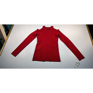 international concepts Women's Cold Shoulder Sweater (0299)